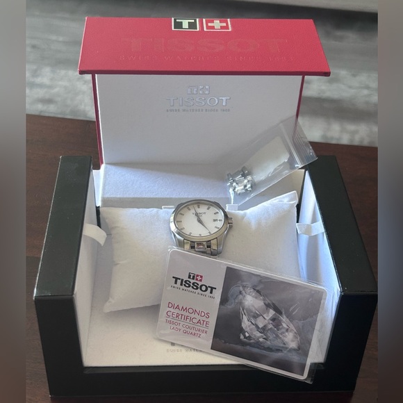 Tissot ladies quartz and diamond watch - Picture 1 of 10